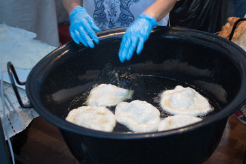 Homemade traditional hungarian dish named 
