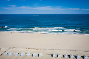 Aerial of Deal New Jersey During Covid19 Pandemic