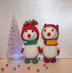 Snowman for the new year holiday