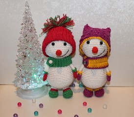 Snowman for the new year holiday