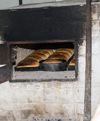 Fresh and crunchy home made bread, baked in traditional stone wood oven.