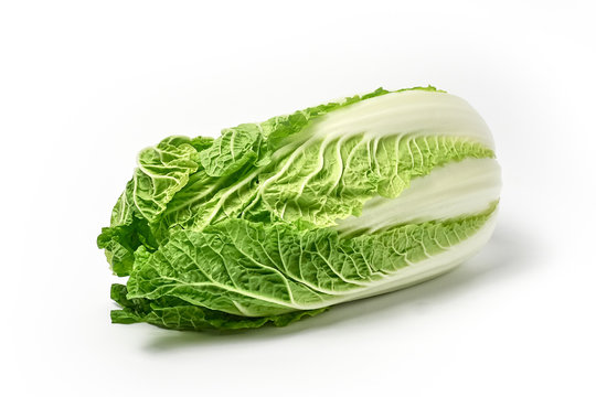 Chinese Cabbage On White Background