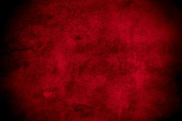 Old wall texture cement black red  background abstract dark color design are light with white gradient background.