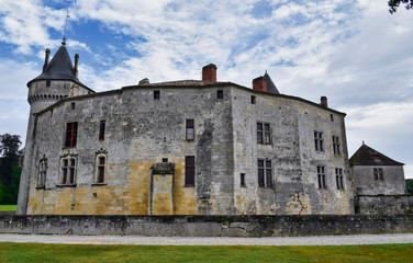 Obraz premium Vista general del Chateau de La Brede