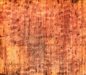 Orange wood texture, pine boards with deep texture.