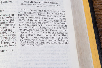 Fototapeta premium bible verse in bible