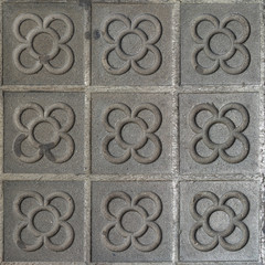 Panot, hydraulic pavement of Barcelona