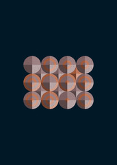 Colour Dots Universe Logo art design illustration