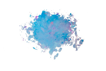 watercolor art hand paint on white background,Watercolor background.