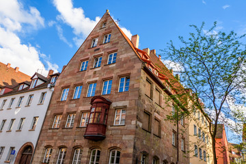 Historisches Stadthaus mit Chörlein in Nürnberg - Altstadt