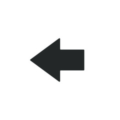 Single icon of a turn left vector illustration