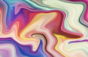 Fototapeta premium Wave Liquid Marble style texture illustration. Color background for banner, flyer, business card, poster, wallpaper, brochure