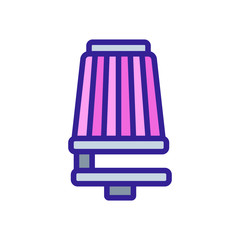 integrated cleaning valve icon vector. integrated cleaning valve sign. color symbol illustration