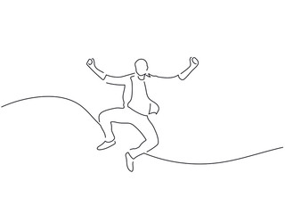 Fototapeta premium Full length people isolated line drawing, vector illustration design.