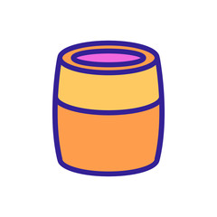 air discharge through cleaning plates icon vector. air discharge through cleaning plates sign. color symbol illustration