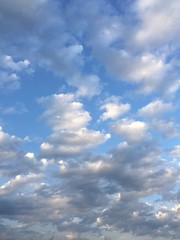 Beautiful cloud pattern in the sky