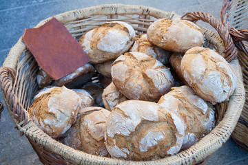 Pan artesanal de nueces