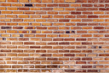 Beautiful brick walls that are not plastered background and texture. Background of old vintage brick walls.