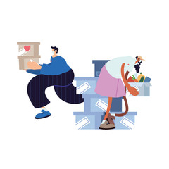 delivery men on the way to the customer with face mask