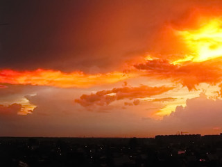 Sunset Sky Clouds