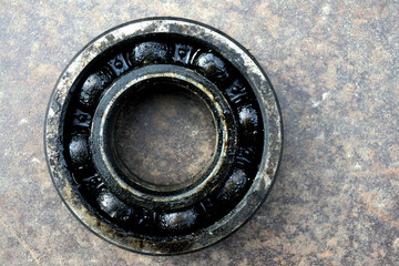 Ball bearing in oil