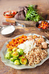 vegetables with chicken