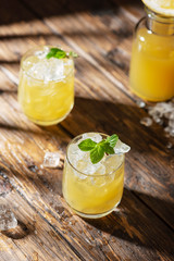 Summer cold cocktail