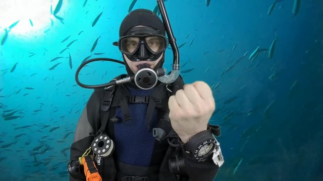 Divemaster shows signal -ask