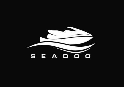 Sea-doo logo sign symbol, wave logo, ocean logo