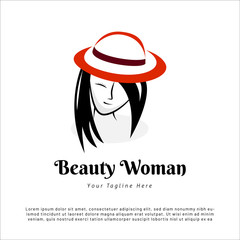 Logo Beauty woman for spa and cosmetic brand
