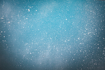 Blue christmas background with snowflakes. Winter or sale template.