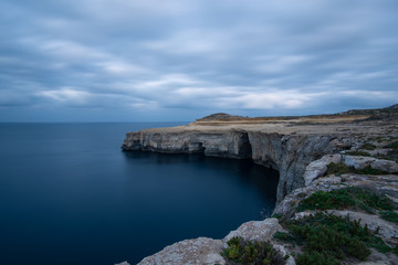 Fototapeta na wymiar View of the coast of Gozo Malta