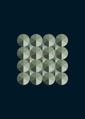 Colour Dots Universe Logo art design illustration