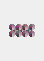 Colour Dots Universe Logo art design illustration