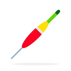 Fishing vector icon flat isolated