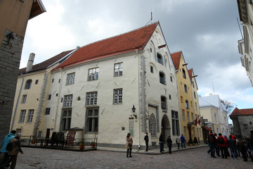Fototapeta premium Sights and the city of Tallinn in Estonia