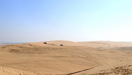désert du Qatar en véhicule tout-terrain (4*4)