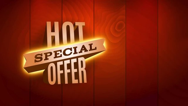 hot special offer sale for products on high demand or commercial business using striking visuals effects