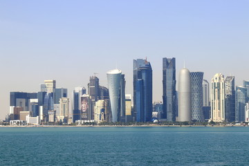 Fototapeta na wymiar MIA Park à Doha, capitale du Qatar