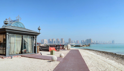 plages de Doha au Qatar