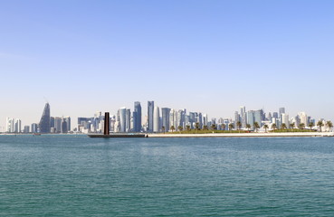 Obraz premium MIA Park à Doha, capitale du Qatar