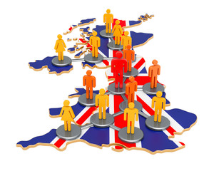 Contact tracing system in the United Kingdom, 3D rendering