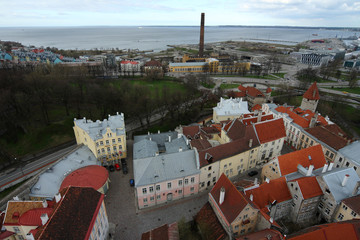 
Sights and the city of Tallinn in Estonia