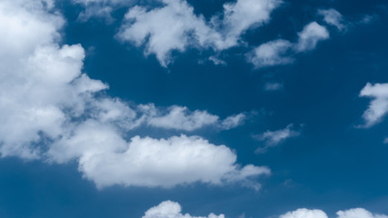 Clouds in the blue sky