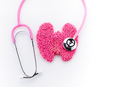 World Tyroid day concept. Healthcare background for poster, banner.
