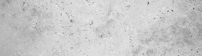 White gray concrete stone cement wall banner background Panorama long