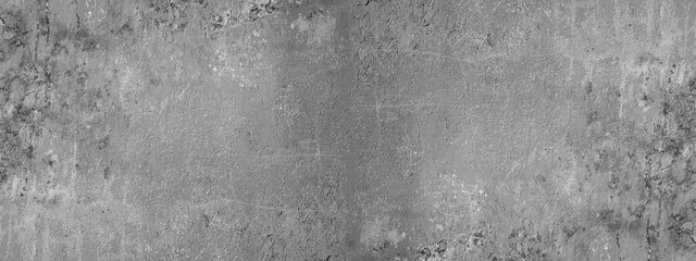 Obraz premium Gray anthracite concrete stone cement wall banner background Panorama long