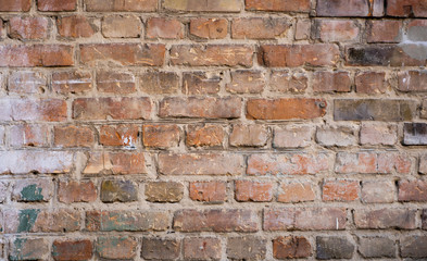 Old wall of stone bricks as a texture or background