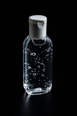 Antibacterial cleaning gel. Coronavirus prevention. Hand sanitizer gel
