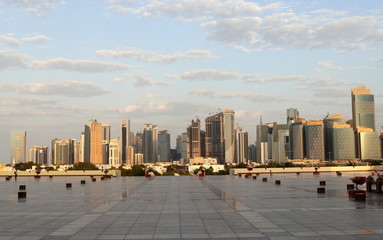 Obraz premium vue panoramique sur Doha